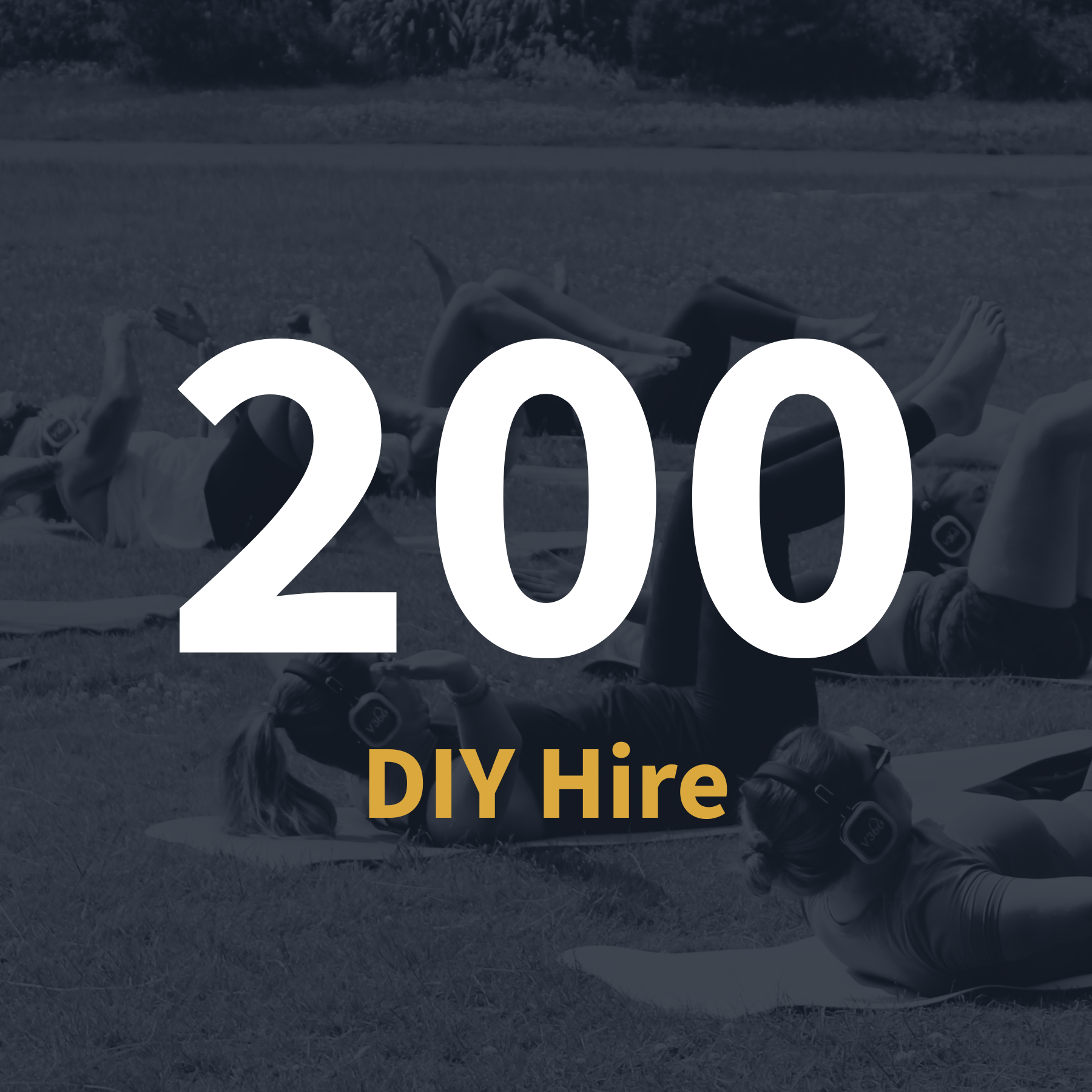 200 silent disco headsets DIY hire package with 3 playlists channels, delivered wales and UK wide by V360 Silent Disco