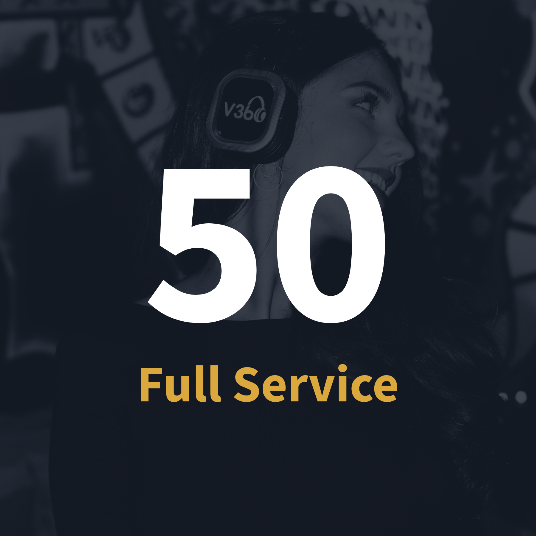50 headset full service silent disco hire in South Wales including Cardiff, Swansea, Newport and Bridgend, with LED headphones and 2 channels