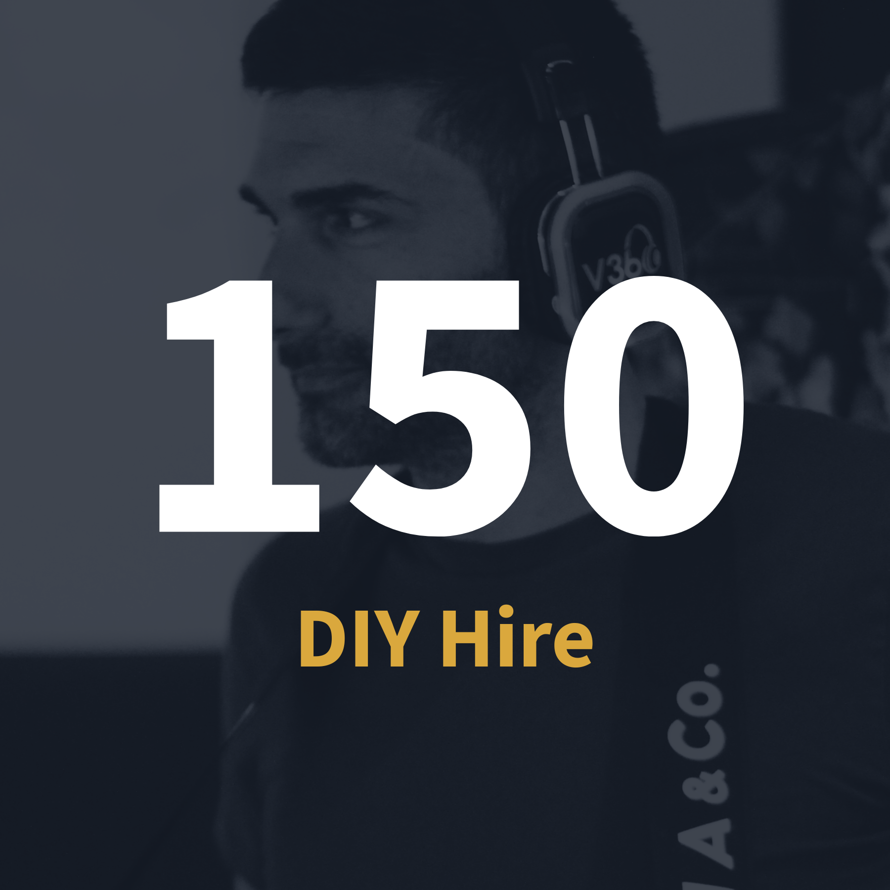 150 silent disco headsets DIY hire package with 3 playlists channels, delivered wales and UK wide by V360 Silent Disco